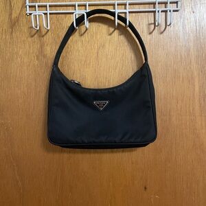 Prada Black Nylon Crossbody Pouch